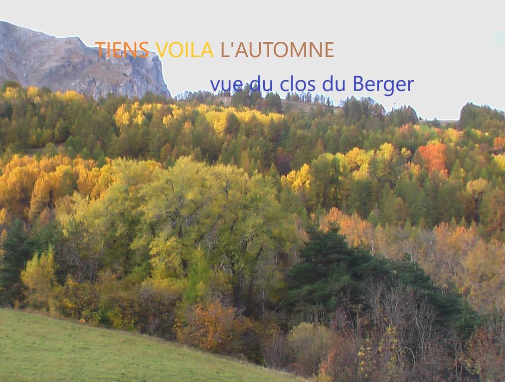 Le Clos Du Berger Le Sauze Exterior foto